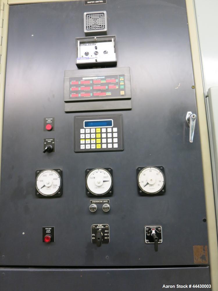 Used Waukesha 4000kW natural gas power plant consisting of (5) Waukesha generator sets as follows: Unit #1 Waukesha model L5108GL SN-C-93726/4, 770 kWe continuous 3/60/4160V, total hours 30,420. Majo...