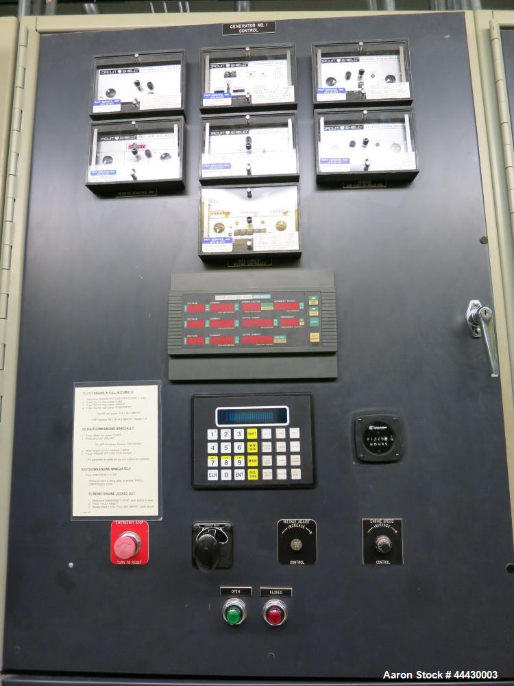 Used Waukesha 4000kW natural gas power plant consisting of (5) Waukesha generator sets as follows: Unit #1 Waukesha model L5108GL SN-C-93726/4, 770 kWe continuous 3/60/4160V, total hours 30,420. Majo...