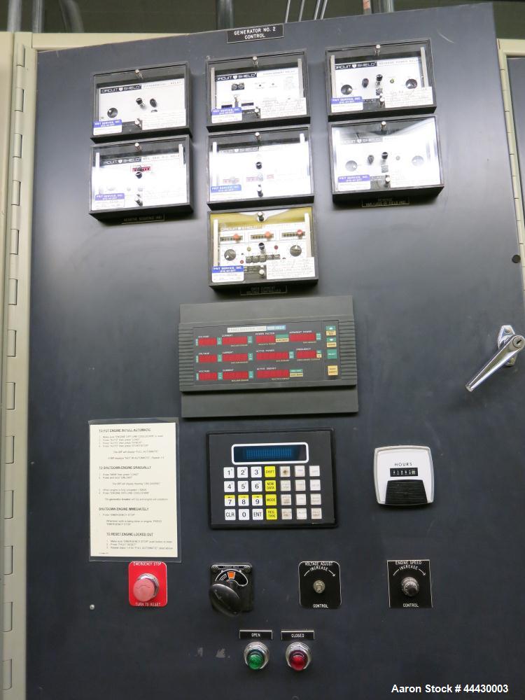 Used Waukesha 4000kW natural gas power plant consisting of (5) Waukesha generator sets as follows: Unit #1 Waukesha model L5108GL SN-C-93726/4, 770 kWe continuous 3/60/4160V, total hours 30,420. Majo...
