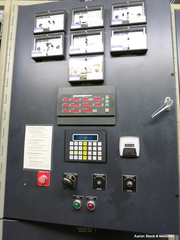 Used Waukesha 4000kW natural gas power plant consisting of (5) Waukesha generator sets as follows: Unit #1 Waukesha model L5108GL SN-C-93726/4, 770 kWe continuous 3/60/4160V, total hours 30,420. Majo...