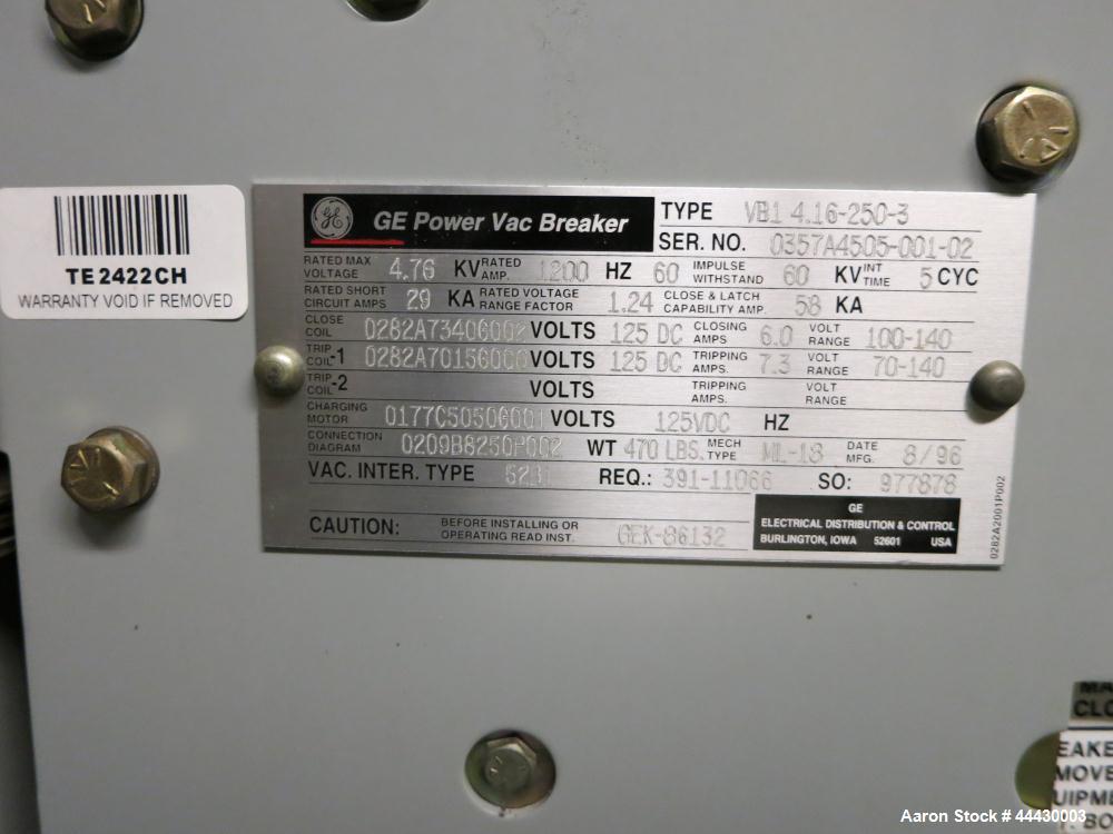 Used Waukesha 4000kW natural gas power plant consisting of (5) Waukesha generator sets as follows: Unit #1 Waukesha model L5108GL SN-C-93726/4, 770 kWe continuous 3/60/4160V, total hours 30,420. Majo...