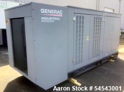 Used Generac Natural Gas Generator, Model MG0300. 300 KW. Enclosed OH0924 Engine. Weather Enclosure. Eaton Inline 630 Amp Br...