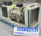Used Kohler 60 kW natural gas standby generator, model 70RZ. Spec #PA-187255. 3/60/277-480V. Ford V8 engine, model LSG-875I-6005A. Includes a Kohler transfer switch, model K-168341-0225. 84 hours on ...
