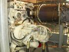 Used Allison 501-KB 3000 kW Gas Turbine Generator Set. Currently set up to run on diesel fuel, can be converted to dual fuel, 3/60/12500V. Enclosure. 323 hours. Year 1982.