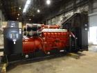 Used Baldor 2000kW diesel generator. Mitsubishi model S16R-Y1PTAA2-1 engine.