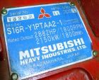 Used Baldor 2000kW diesel generator. Mitsubishi model S16R-Y1PTAA2-1 engine.