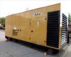 Used Caterpillar 650 kW standby diesel generator set. CAT 3412 engine rated 968 HP at 1800 RPM, SN-1EZ06825.  3/60/277/480V, 12 lead reconnectable to other voltages. 1000 Amp mainline circuit breaker...