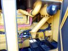 Used Caterpillar 650 kW standby diesel generator set. CAT 3412 engine rated 968 HP at 1800 RPM, SN-1EZ06825.  3/60/277/480V, 12 lead reconnectable to other voltages. 1000 Amp mainline circuit breaker...