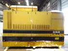 Used Caterpillar 350kW standby diesel generator set, Cat 3406 engine rated 519 HP at 1800 RPM, SN-4RG00872. 3/60/277/480V. 600 Amp main-line circuit breaker. Weather enclosure. Approx 200 gallon sub-...