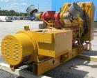 Used CAT 500 kW continuous diesel generator set. Caterpillar model 3412 engine, serial #81Z25339, rated 823 hp @ 1800 rpm. 3/60/277/480 volt, Kato generator model A270920001, serial #14197. Self stan...