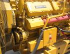 Used CAT 500 kW continuous diesel generator set. Caterpillar model 3412 engine, serial #81Z25339, rated 823 hp @ 1800 rpm. 3/60/277/480 volt, Kato generator model A270920001, serial #14197. Self stan...
