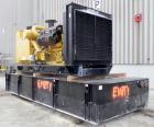 Used Cat 750kW Standby Diesel Generator Set. Cat model 3412 engine rated 1109 hp at 1800 rpm, serial #1EZ06388. 3/60/480V 12 wire. EMCP II+ digital control. UL 2200 listed package. 1600 Amp main-line...
