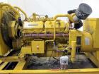 Used CAT 500 kW Standby Diesel Generator Set. Caterpillar 3412 engine rated 749 HP @ 1800 RPM, SN-81Z20462. 3/60/480V. Coolant heater. Pryco day tank. Muffler (ships loose). 574 Hours. Year 1997. CAT...