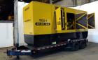 Used- Caterpillar 455 kW Prime Rated Diesel Generator Set, portable trailer. CAT unit serial #CER00613. Caterpillar 3456 eng...