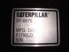 Used Caterpillar 1250 kW Diesel Generator Set. CAT model 3512DITA diesel engine rated 1818 HP @ 1800 RPM SN-1KZ01076, arrangement 1979048.Unit SN-CMJ00586. CAT model SR4 generator end serial 2FN01834...