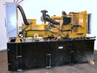 Used Caterpillar / Olympian 150 kW diesel generator set. Olympian model D150P1, SN-F2469E/001. 3/60/277-480V. PMG (permanent magnet excitation) Battery charger. Tremont 400 gallon sub base fuel tank....