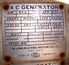 Caterpillar 300 kW diesel generator set, CAT D346 engine rated 550 HP @ 1800 RPM SN-39J771. 3/60/277/480V. Lima Alternator SN- A23858RH. Muffler ships loose. 770 hrs