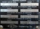 Used CAT 500 kW Diesel Generator Set. Caterpillar model D348 engine, serial #36J1341, rated 805 hp @ 1800 rpm. Generator End: Kato model 500SR9E, serial #71855-2, 3/60/277/480 volt. 791 hours.