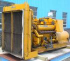 Used CAT 500 kW Diesel Generator Set. Caterpillar model D348 engine, serial #36J1381, rated 805 hp @ 1800 rpm. Generator End: Kato model 500SR9E, serial #71855-1, 3/60/277/480V. 839 hours. Year 1975.