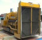 Used CAT 500 kW Diesel Generator Set. Caterpillar model D348 engine, serial #36J1381, rated 805 hp @ 1800 rpm. Generator End: Kato model 500SR9E, serial #71855-1, 3/60/277/480V. 839 hours. Year 1975.