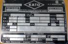 Used CAT 500 kW Diesel Generator Set. Caterpillar model D348 engine, serial #36J1381, rated 805 hp @ 1800 rpm. Generator End: Kato model 500SR9E, serial #71855-1, 3/60/277/480V. 839 hours. Year 1975.
