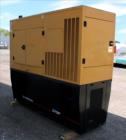 Used Caterpillar / Olympian 75 kW standby (67.5 kW prime) diesel generator set, model D75P1S, SN-OLY00000ANPS01614. Perkins engine rated 150 HP at 1800 RPM, SN-YB50852*U833984L. 3/60/120/208V reconne...