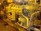Used CAT 1300 kW cont rated natural gas generator set. CAT G3516B natural gas engine.
CAT generator end model SR4B 3/60/480V, 1800 rpm. 6027 hours. Built 1997.  Includes roof mounted muffler, existin...