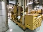 Used Caterpillar 650 kW  natural gas generator. CAT G399 engine