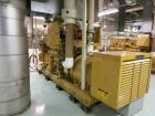 Used- Caterpillar 650 kW  natural gas generator. CAT G399 engine