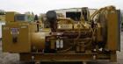 Used Cat 600 kW Diesel Generator Set. Standby rated at 600 kW / 750 kva. Currently set up for 277/480 volts, 3 phase, 60 hertz, 1800 rpm, 0.8 PF. 12 lead reconnectable, model SR-4B. Cat model 3412 en...