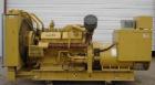 USED: Cat 600 kW diesel generator set, model SR-4B. Standby rated at600 kW/750 kva. Currently set up for 277/480 volts, 3 phase, 60 hertz,1800 rpm, 0.8 PF. 12 lead reconnectable, 24 battery volts, al...