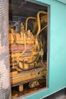 Used Caterpillar 600 kW diesel generator set. CAT model 3412 engine rated 890 HP @ 1800 RPM, SN-81Z07706. 3/60/480V. Gen end model SR4. SN-SFA04917. 1000 Amp main-line circuit breaker. Weather enclos...