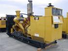 Used Cat diesel generator set, 600 kW standby, 545 kW prime rating, 3/60/277-480V. Cat 3412 engine. 800 amp breaker. 2510 hours. New 2005.