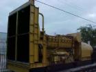 Used Caterpillar 1500 kW Continuous Rated Diesel Generator Set. Cat model 3516 DITA engine, Katomodel A241980000 generator end, 3/60/7200-12470V. 653 hours. Year 1987.