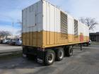 Used Caterpillar 2000 kW portable / trailered diesel generator. CAT 3516 engine