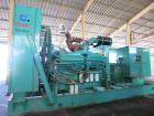 Used Cummins 1000kW Standby Diesel Generator Set, Model 1000DFJD