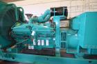 Used Cummins 1000 kW Standby Diesel Generator Set, Model 1000DFJD