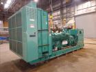 Used Cummins 1250 kW Standby Diesel Generator Set, Model 1250DFLC-5042