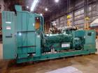 Used Cummins 1250 kW Standby Diesel Generator Set, Model 1250DFLC-5042