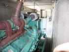 Used Cummins 1250 kW standby (1100 kW prime) portable / trailer mounted diesel generator set, model 1250DFLC-947708, SN- F980750028. Cummins KTA50-G3 engine rated 1850 HP at 1800 RPM, SN-33140632. 3/...