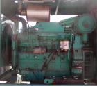 Used Cummins / Onan 150 kW Standby, (135 kW prime) Diesel Generator Set. Cummins model 150DGFA, serial #I960616129. Cummins 6CTA8.3-G2 engine rated 277 hp @ 1800 rpm, turbocharged and aftercooled. 3/...