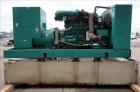 Used Cummins 350 kW diesel generator set, model 350DFCC, SN-H910410671. Cummins NTA855 engine rated 535 HP at 1800 RPM. 3/60/120/208V, 12 lead reconnectable to other voltages. PMG - permanent magnet ...