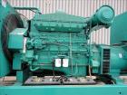 Used Cummins 350 kW diesel generator set, model 350DFCC, SN-H910410671. Cummins NTA855 engine rated 535 HP at 1800 RPM. 3/60/120/208V, 12 lead reconnectable to other voltages. PMG - permanent magnet ...