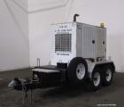 Used Cummins 35 kW standby (32 kW prime) portable / trailer mounted diesel generator set, model 35DGBB, SN-K040710175.  Cummins 4BTA3.9-G5 engine rated 68 HP at 1800 RPM. 3/60/277/480V also rated 35k...
