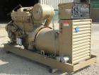 Used Cummins 350kW diesel generator Set. Model 502FDR7020JJW, Cummins NTTA855GS2 engine, SN-30127412, 535HP @ 1800 RPM. 3/60/277/480V. Remote radiator.battery charger, block heater. 470 hrs. Yr 1986.