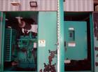 Used Cummins 50 kW standby (45 kW prime) diesel generator set, model 50DGCA, SN-C970633354. Cummins 4BT3.9-G1 engine rated 88 HP at 1800 RPM, SN-45494533. Rated and currently set up 50 kW 1/60/120/24...