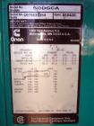 Used Cummins 50 kW standby (45 kW prime) diesel generator set, model 50DGCA, SN-C970633354. Cummins 4BT3.9-G1 engine rated 88 HP at 1800 RPM, SN-45494533. Rated and currently set up 50 kW 1/60/120/24...