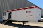 Used Cummins 600 kW standby (545 kW prime) portable /trailer mounted diesel generator set, model 600DFGB-60495A, SN-C930502586. Cummins VTA28-G5 engine rated 900 HP at 1800 RPM. PMG - permanent magne...