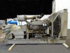 Used Cummins 500 kW diesel generator. Cummins VTA-1710-GS engine.