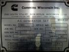 Used Cummins 500 kW standby diesel generator set, model CWI-680FDR.